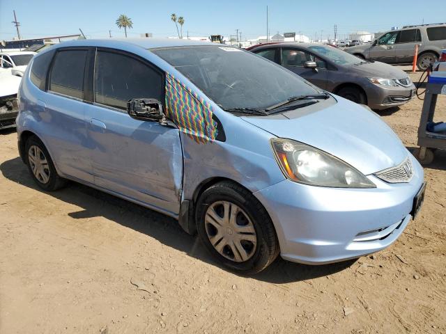 JHMGE8H2XAS001827 - 2010 HONDA FIT BLUE photo 4