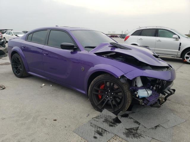 2C3CDXL99PH543765 - 2023 DODGE CHARGER SRT HELLCAT PURPLE photo 4