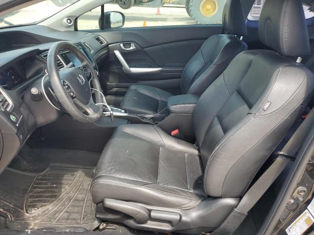 2HGFG3B04FH502617 - 2015 HONDA CIVIC EXL შავი ფოტო 7