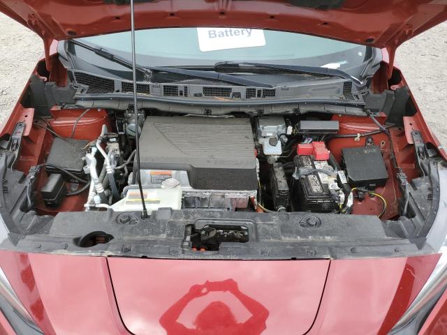 1N4AZ1CP7KC311389 - 2019 NISSAN LEAF S RED photo 11