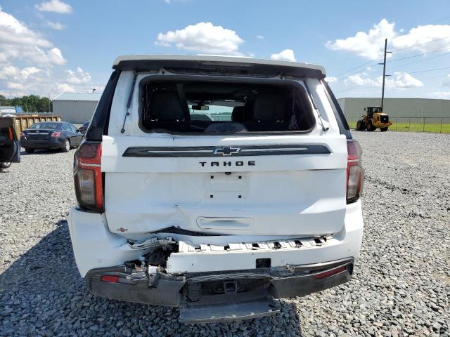 1GNSKPKD1MR119969 - 2021 CHEVROLET TAHOE K1500 Z71 WHITE photo 6