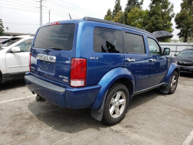 1D8GU58K69W550014 - 2009 DODGE NITRO SLT BLUE photo 3