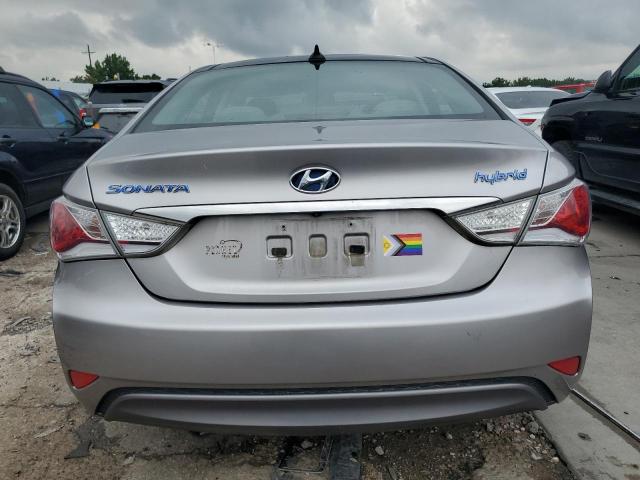 KMHEC4A4XCA040764 - 2012 HYUNDAI SONATA HYBRID SILVER photo 6