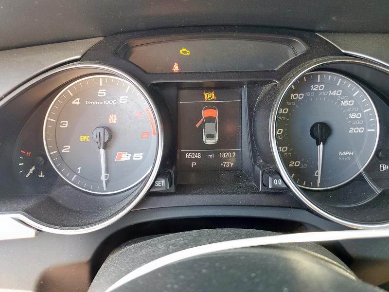 WAUCGAFH9CN004788 - 2012 AUDI S5 PREMIUM PLUS BLACK photo 9