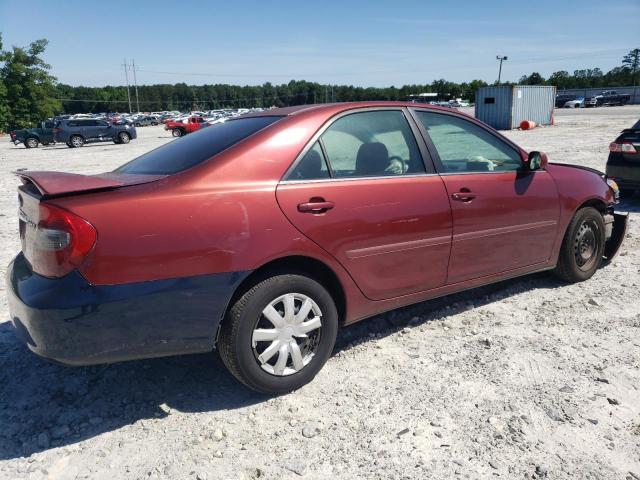 4T1BE32K54U319513 - 2004 TOYOTA CAMRY LE RED photo 3