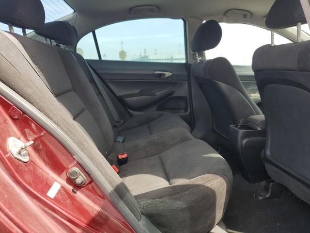 19XFA1F68AE078009 - 2010 HONDA CIVIC LX-S BURGUNDY photo 10