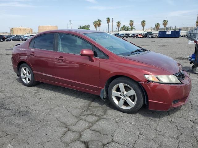 19XFA1F68AE078009 - 2010 HONDA CIVIC LX-S BURGUNDY photo 4