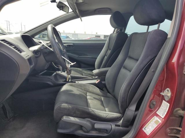 19XFA1F68AE078009 - 2010 HONDA CIVIC LX-S BURGUNDY photo 7