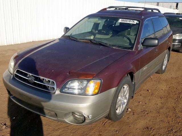 4S3BH675217677419 - 2001 SUBARU LEGACY OUTBACK AWP  照片 2