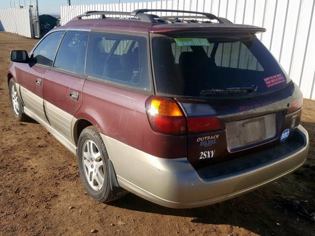 4S3BH675217677419 - 2001 SUBARU LEGACY OUTBACK AWP  照片 3