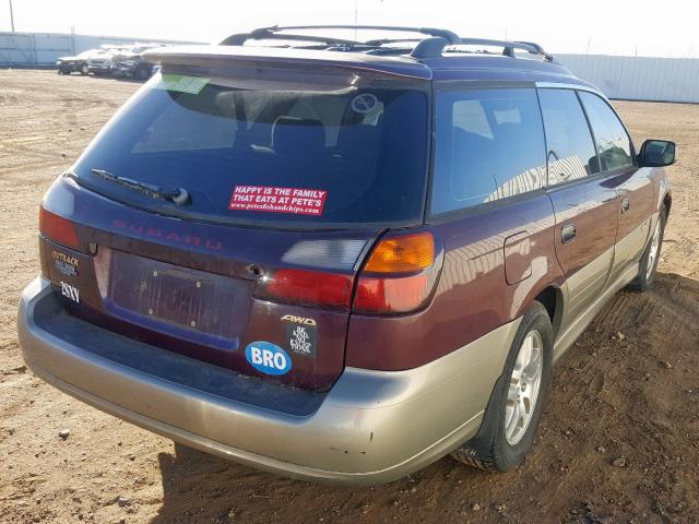 4S3BH675217677419 - 2001 SUBARU LEGACY OUTBACK AWP  照片 4