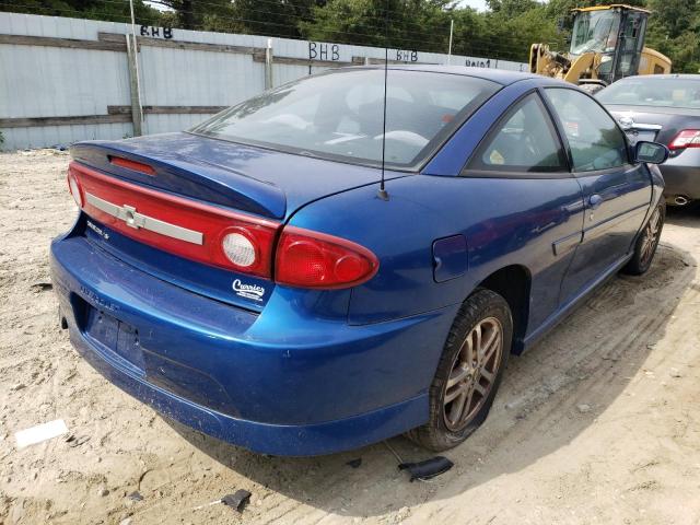 1G1JH12F137342761 - 2003 CHEVROLET CAVALIER LS SPORT BLUE photo 4