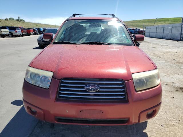 JF1SG65666H748899 - 2006 SUBARU FORESTER 2.5X PREMIUM RED photo 5