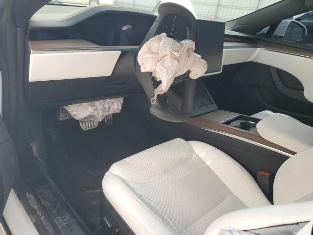 5YJSA1E57NF474679 - 2022 TESLA MODEL S WHITE photo 8