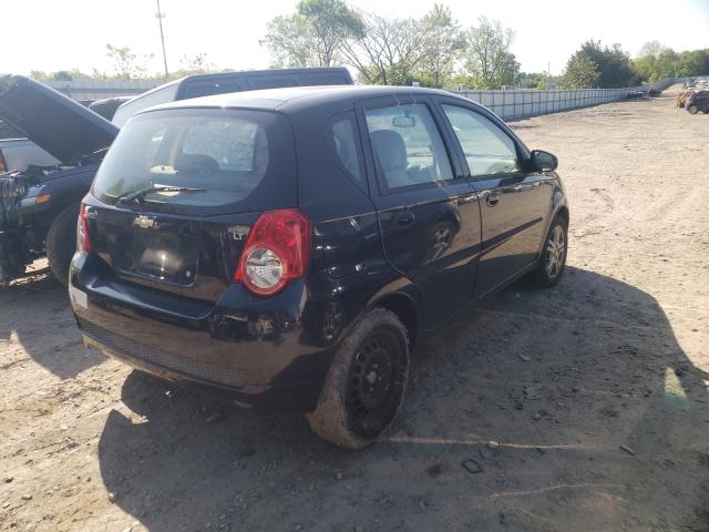 KL1TD6DE9BB205860 - 2011 CHEVROLET AVEO LS 黑色 照片 4