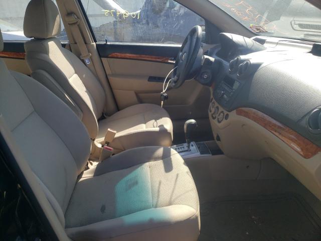 KL1TD6DE9BB205860 - 2011 CHEVROLET AVEO LS 黑色 照片 5