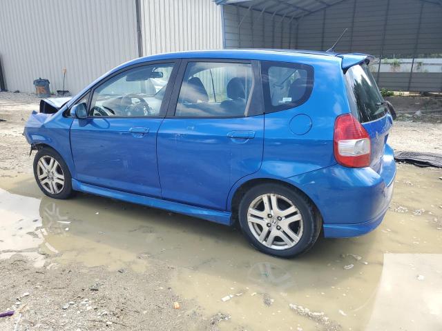 JHMGD38677S053823 - 2007 HONDA FIT S 蓝色 照片 2