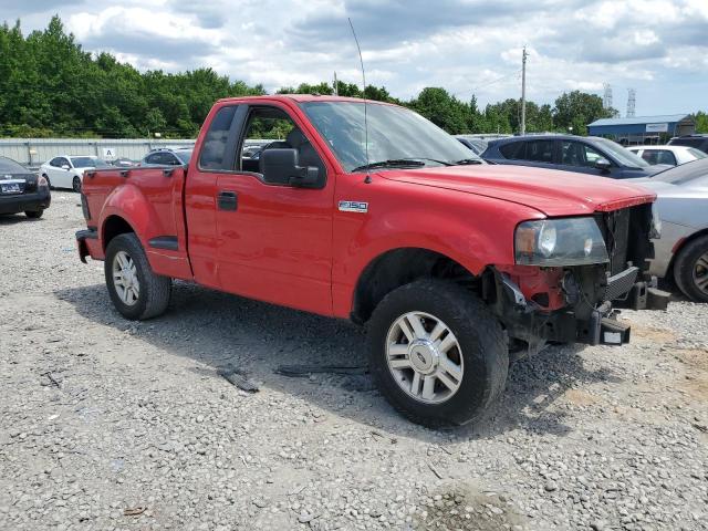 1FTRF02WX7KC58161 - 2007 FORD F150 RED photo 4