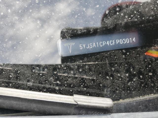 5YJSA1CP4CFP03014 - 2012 TESLA MODEL S 绿色 照片 12