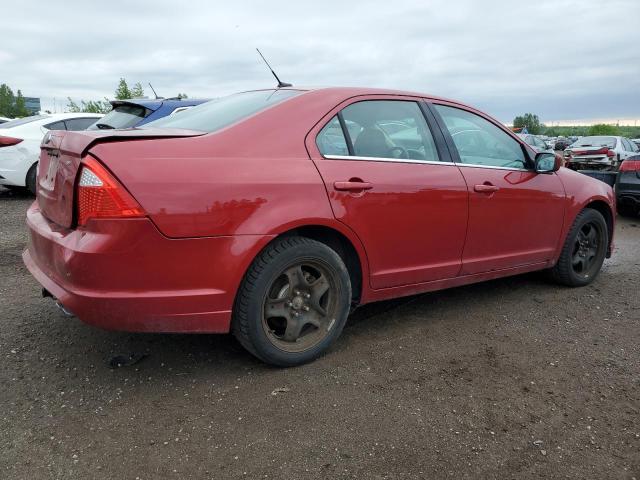 3FAHP0HA3AR257141 - 2010 FORD FUSION SE RED photo 3