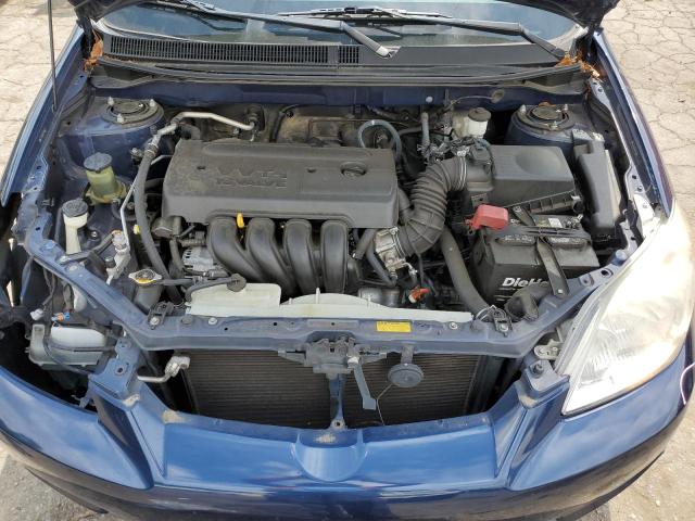 2T1KR32E68C705685 - 2008 TOYOTA COROLLA MA XR BLUE photo 11