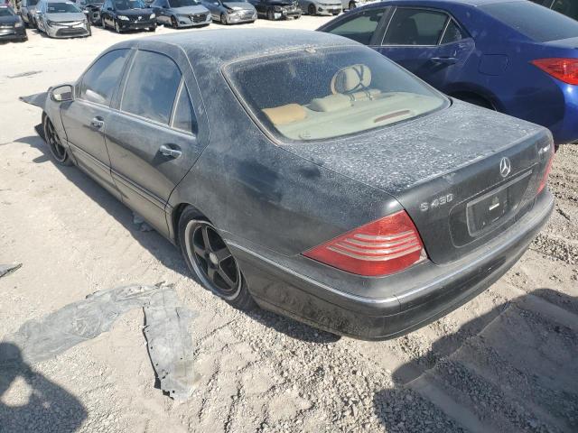 WDBNG83J93A364063 - 2003 MERCEDES-BENZ S 430 4MATIC BLACK photo 2