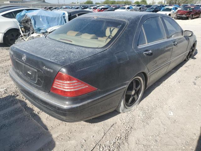 WDBNG83J93A364063 - 2003 MERCEDES-BENZ S 430 4MATIC BLACK photo 3