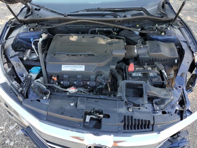 1HGCR3F80GA024239 - 2016 HONDA ACCORD EXL BLUE photo 11