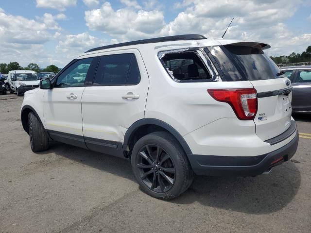1FM5K8D81KGB00144 - 2019 FORD EXPLORER XLT 白色 照片 2