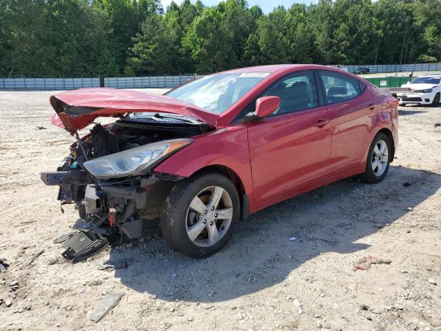 KMHDH4AE9DU948175 - 2013 HYUNDAI ELANTRA GLS RED photo 1