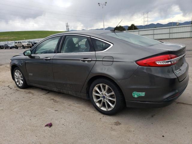 3FA6P0PU2HR306469 - 2017 FORD FUSION SE PHEV GRAY photo 2