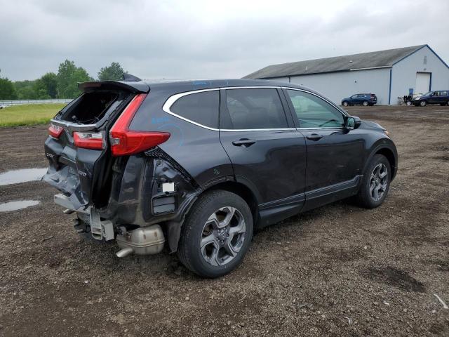 2HKRW2H89KH661897 - 2019 HONDA CR-V EXL BLACK photo 3