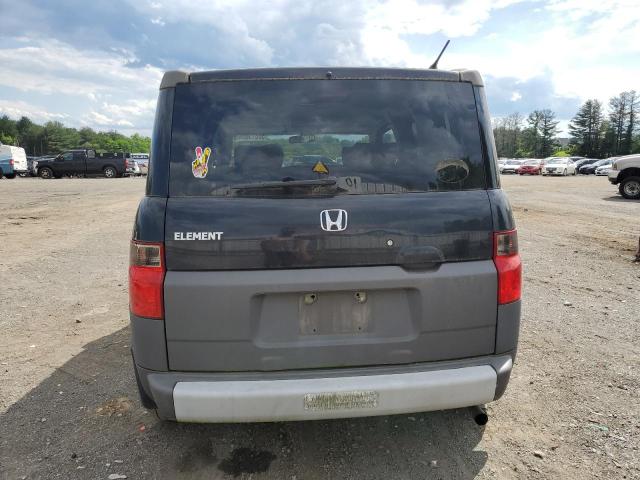 5J6YH28593L037858 - 2003 HONDA ELEMENT EX BLACK photo 6