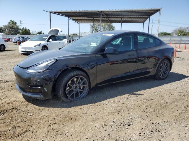 5YJ3E1EA8MF068852 - 2021 TESLA MODEL 3 BLACK photo 1