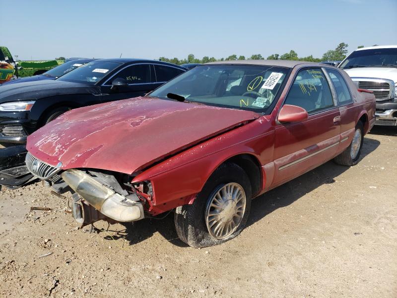 1MELM62W4VH600601 - 1997 MERCURY COUGAR XR7 RED photo 2