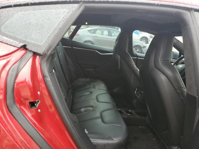 5YJSA1E24GF156107 - 2016 TESLA MODEL S RED photo 10