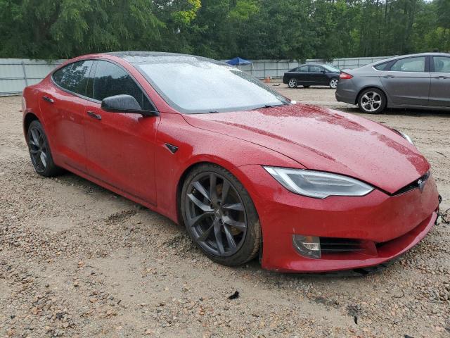 5YJSA1E24GF156107 - 2016 TESLA MODEL S RED photo 4