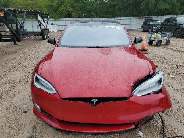 5YJSA1E24GF156107 - 2016 TESLA MODEL S RED photo 5