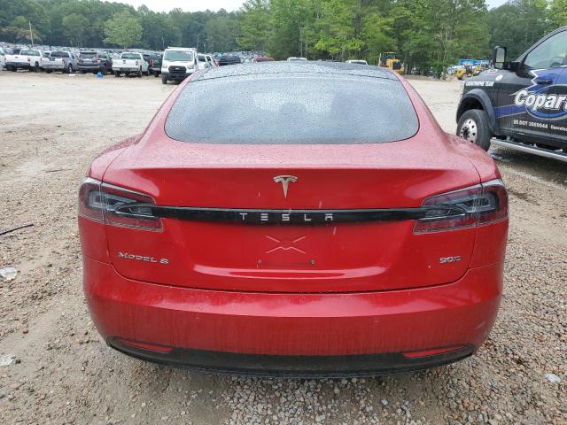 5YJSA1E24GF156107 - 2016 TESLA MODEL S RED photo 6