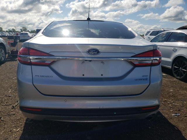 3FA6P0LU1HR138765 - 2017 FORD FUSION SE HYBRID SILVER photo 6