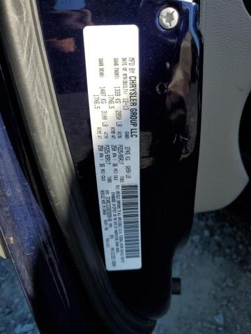 2C4RC1CG5ER228148 - 2014 CHRYSLER TOWN & COU TOURING L BLUE photo 14