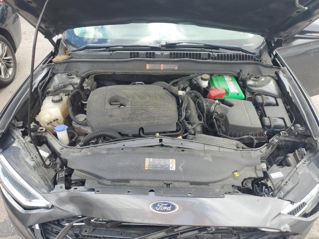 3FA6P0HD0JR220971 - 2018 FORD FUSION SE GRAY photo 11