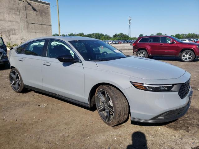 1HGCY2F50RA010640 - 2024 HONDA ACCORD HYBRID SPORT GRAY photo 4