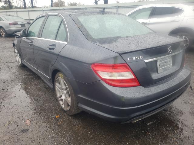 WDDGF56XX8R036368 - 2008 MERCEDES-BENZ C 350 GRAY photo 3