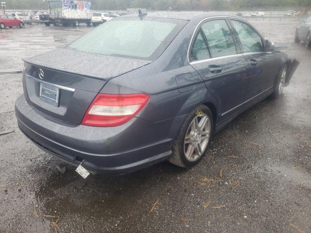 WDDGF56XX8R036368 - 2008 MERCEDES-BENZ C 350 GRAY photo 4