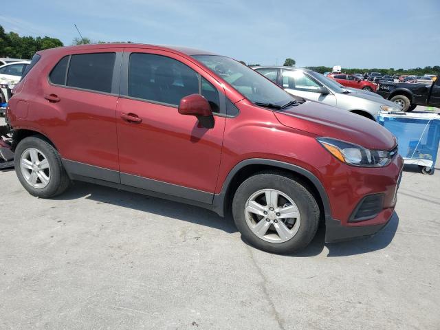 KL7CJKSB0MB317370 - 2021 CHEVROLET TRAX LS RED photo 4