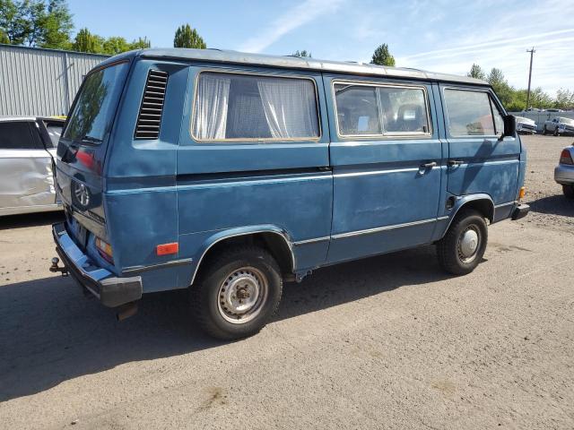 WV2YB0256FH040391 - 1985 VOLKSWAGEN VANAGON BUS BLUE photo 3