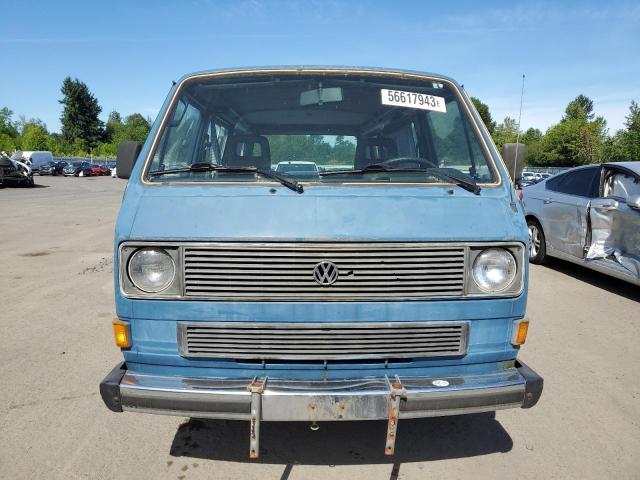 WV2YB0256FH040391 - 1985 VOLKSWAGEN VANAGON BUS BLUE photo 5