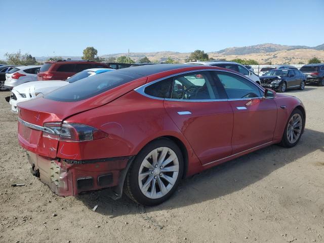 5YJSA1E18HF215359 - 2017 TESLA MODEL S წითელი ფოტო 3