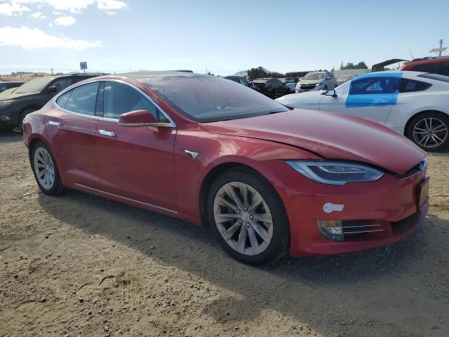 5YJSA1E18HF215359 - 2017 TESLA MODEL S წითელი ფოტო 4
